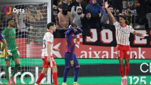 Barcelona make unwanted record in Girona defeat –