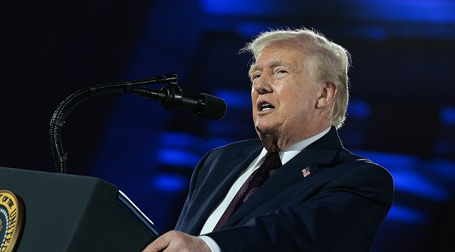 President Trump Attends NRCC Annual Fundraising Dinner At Union Station In Washington